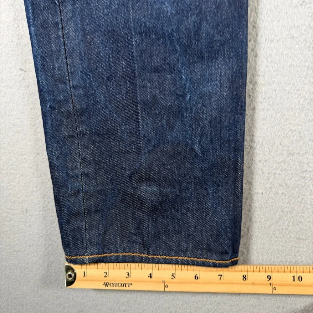 Levis 501 Original Fit Mens Dark‎ Indigo Straight Leg Denim Jeans W32 L30